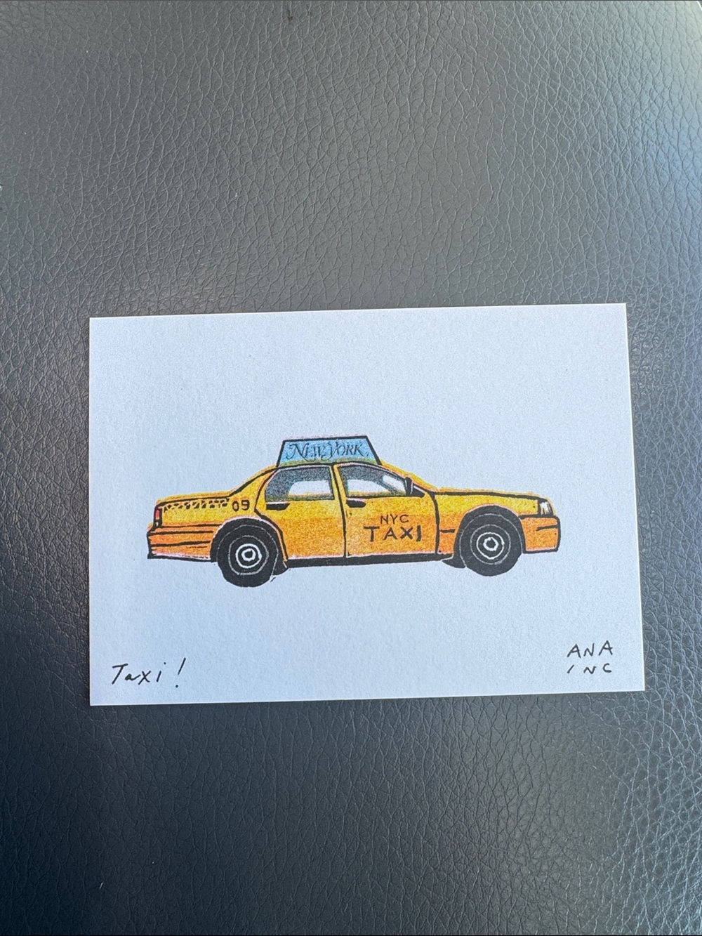 Inciardi - NYC Taxi - Mini Print